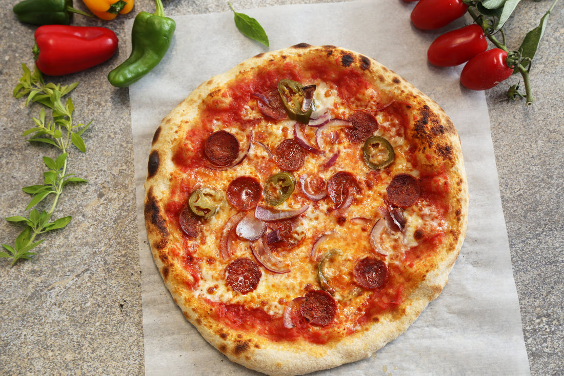Spicy Pepperoni & Jalapeño Pizza